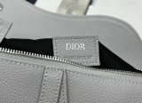 Dior men's underarm baguette crossbody shoulder flap saddle messenger bag versatile chest waist bag