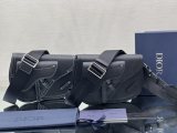 Dior men's shoulder flap saddle messenger bag casual chest waist bag