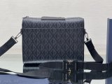 Dior lingot oblique shoulder crossbody zipper messenger bag versatile document clutch 