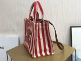 Celine cabas thais small strapped shoulder shopping tote getaway holiday travel beach bag practical cabin handbag 