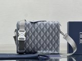 Dior lingot oblique shoulder crossbody zipper messenger bag versatile document clutch 