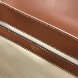Celine large soft 16 vintage underarm baguette canvas shoulder commuter tote bag in calfskin leather