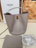 large Celine bucket 16 shopper handbag sling crossbody shoulder bucket tote with zipper clutch