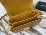 medium Celine triomphe sling crossbody flap messenger cosmetic smartphone clutch Italy leather original grade 