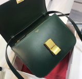 Medium Celine classic box bag sling crossbody shoulder flap messenger baguette bag socialite makeup clutch 
