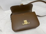 medium Celine triomphe sling crossbody flap messenger cosmetic smartphone clutch Italy leather original grade 