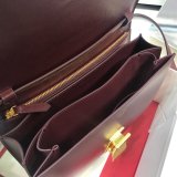 Medium Celine box bag sling crossbody shoulder flap messenger baguette bag Italy leather original grade