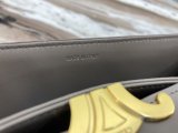 Celine medium triomphe sling crossbody shoulder flap messenger cosmetic boxy clutch Italy leather original grade 