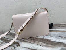 medium Celine triomphe sling crossbody shoulder flap messenger cosmetic cellphone holder Italy leather original grade 