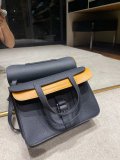 Swift Hermes halzan 31 shoulder crossbody satchel flap foldable slouch shopper tote full handmade stitch 