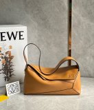 vintage Loewe Puzzle hobo bag shoulder geometric shopping tote in smooth calfskin