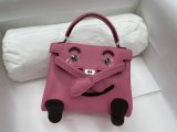 rare limited edition Hermes kelly doll bag adorable bag charm leather accessory full handmade