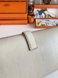 mixed-material Hermes Jige Elan 29 Satin Clutch cellphone wallet holder cosmetic flap clutch full handmade stitch 