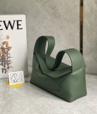 Loewe Puzzle vintage hobo bag underarm baguette shoulder zipper tote in smooth calfskin