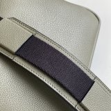 loewe men's Xs crossbody shoulder flap military messenger with jacquard embroidered wide strap 