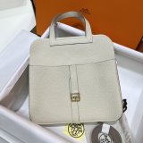 Togo Hermes Halzan 31 vintage satchel pouch sling crossbody shoulder flap messenger semi handmade stitch 