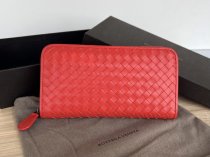 Bottega Veneta  neutral woven long wallet purchase multislots card holder coin pouch birthday present for girlfriend 