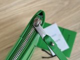 Bottega veneta unisex business file clutch wristlet casual underarm pouch cosmetic document holder authentic quality 