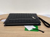 Bottega Veneta woven business document clutch wristlet cellphone holder with back pocket authentic quality