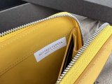 Bottega Veneta unisex woven zipper long wallet purse multislots card holder coin pouch 