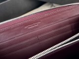 Bottega Veneta unisex woven zipper long wallet purse multislots card holder coin pouch 