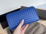 Bottega Veneta  neutral woven long wallet purchase multislots card holder coin pouch birthday present for girlfriend 