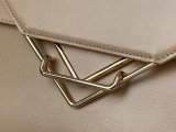 Bottega Veneta clip sling crossbody shoulder flap messenger bag structured party clutch with removable strap