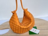 Bottega Veneta medium woven turn pouch socialite party clutch women's underarm baguette shoulder hobo tote