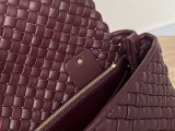 Bottega Veneta Patti intrecciato underarm shoulder baguette flap messenger Italy leather authentic qualityb 