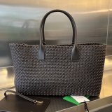Bottega Veneta intrecciato large cabat shopping tote weekend travel cabin handbag holiday carryall bag Italy leather authentic quality