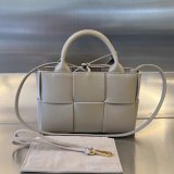 Four size Bottega Veneta intrecciato medium arco travel tote weekend holiday cabin handbag with suede pocket  