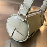 Bottega Veneta cassette small shoulder barrel bag casual braided chest bag italy leather