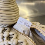 Bottega Veneta intrecciato Jodie double-knot elbow tote tiny braided shopper handbag Italy leather authentic quality 