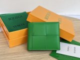 Bottega Veneta trifold flip small wallet purse multislots card holder Italy leather full packaging