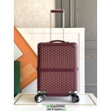 Goyard telescope trolley suitcase boarding cabin luggage wheeled travel gadget 20 inches