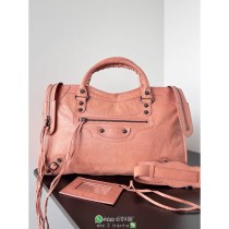 large Balenciag City Studded shopper handbag crossbody shoulder commuter tote authentic quality
