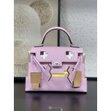 Adorable limited edition Hermes mini Kelly doll handbag with lively silhouette