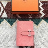epsom hermes bearn multislots card holder coin pouch bifold wallet purse handmade stitch