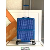 Goyard vintage trolley suitcase  travel gadget weekender boarding cabin luggage 20 inches
