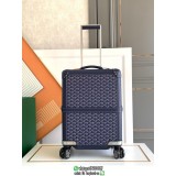 Goyard telescoped trolley suitcase weekender boarding cabin luggage wheeled travel gadget 20 inches