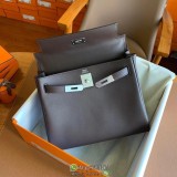 customized swift Hermes Kelly 28cm structured shopper handbag full handmade