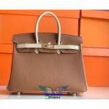 Hermes Togo birkin 25 top-handle handbag outdoor holiday traveling bag pure handmade