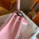 customized swift Hermes Kelly 28cm structured shopper handbag full handmade