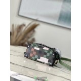 M24581 Louis Vuitton LV damier mini soft truck men's shoulder case messenger camera bag utility chest accessory
