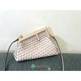 woven Fendi first cosmetic clutch sling shoulder crossbody messenger casual underarm pouch