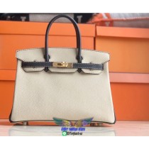 Hermes Togo birkin 25 top-handle handbag outdoor holiday traveling bag pure handmade