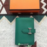 epsom hermes bearn multislots card holder coin pouch bifold wallet purse handmade stitch