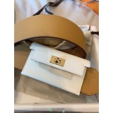Customized hermes kelly shoulder strap bag accessory with coin pouch