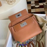 Hermes Kelly mini 2424 handbag evercolor satchel bag tiny shopping tote swift leather pure handmad