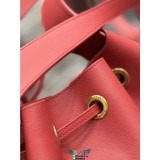 YSL women's tassel drawstring bucket bag crossbody shoulder shopper tote with coin pouch